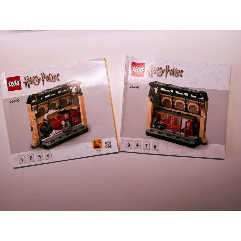 LEGO Harry Potter 76450 Instruction Manuals Books 1 and 2 Only